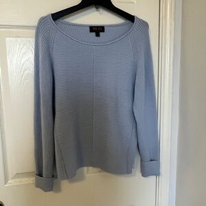 Light blue crew neck long sleeved sweater, xl